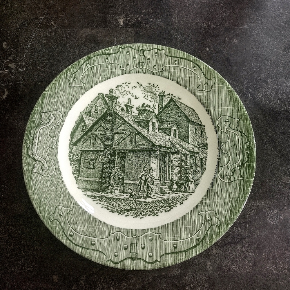 Vintage The Old Curiosity Shop 10" Dinner Plate